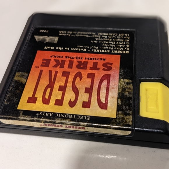 Desert Strike (Sega Genesis) Cart Only GREAT Shape - Picture 2 of 4